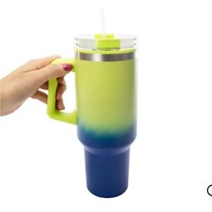 NWT 40 oz. Ombree Blue and Green Tumbler